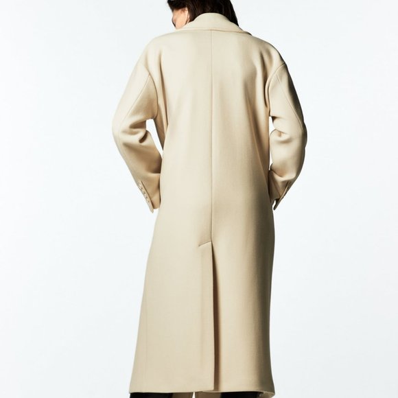 ZARA WOOL BLEND COAT LIMITED EDITION - Picture 4 of 12